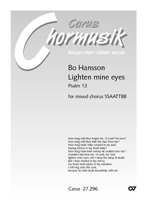 Lighten mine eyes