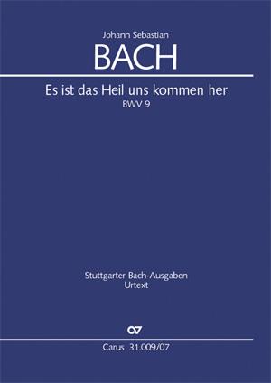 Bach: Es ist das Heil uns kommen her BWV 9 (Studiepartituur)