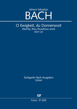 Bach: O Ewigkeit, du Donnerwort BWV 20 (Partituur)