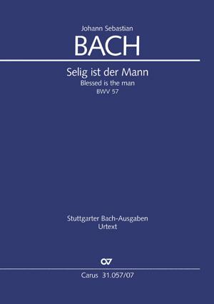 Bach: Selig ist der Mann BWV BWV 57 (Studiepartituur)