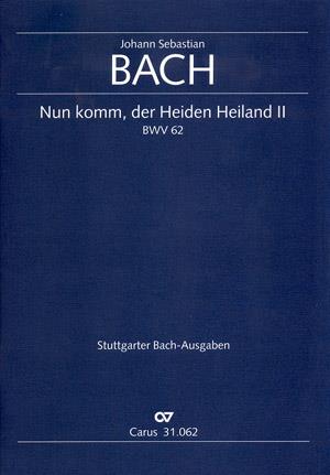 Bach: Kantate BWV 62 Nun komm, der Heiden Heiland (II) (Partituur)