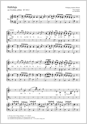 Mozart: Halleluja aus Jubilate KV 163 3