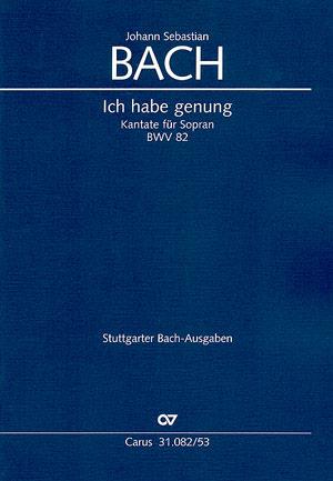 Bach: Kantate BWV 82 Ich Habe Genung (II) (Vocal Score)
