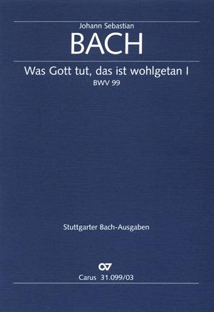 Bach: Kantate BWV 99 Was Gott Tut, Das Ist Wohlgetan (II) (Vocal Score)