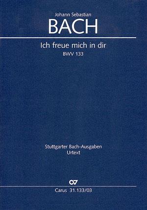 Bach: Kantate BWV 133 Ich freue mich in dir (Vocal Score)