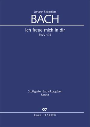 Bach: Kantate BWV 133 Ich freue mich in dir (Studiepartituur)