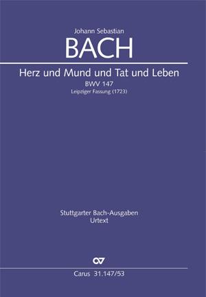 Bach: Kantate BWV 147 Herz und Mund und Tat und Leben (Vocalscore)