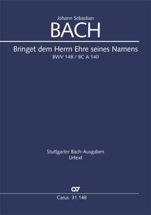 Bach: Kantate BWV 148 Bringet dem Herrn Ehre seines Namens (Partituur)