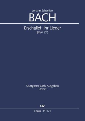 Bach: Kantate BWV 172 Erschallet, ihr Lieder (Partituur)