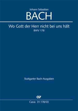 Bach: Kantate BWV 178 Wo Gott der Herr Nicht Bei Uns Hält (Vocal Score)