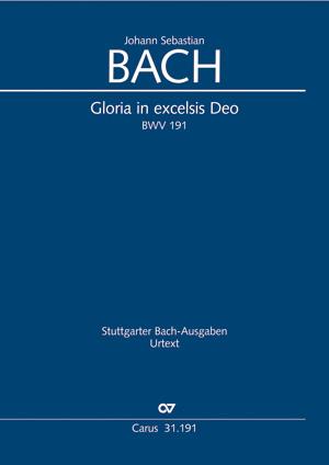 Bach: Kantate BWV 191 Gloria in excelsis Deo (Partituur)