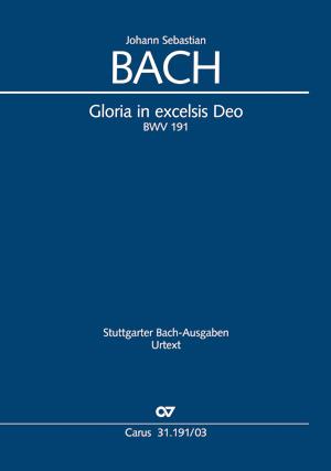 Bach: Kantate BWV 191 Gloria in excelsis Deo (Vocalscore)