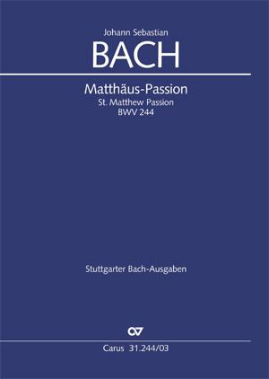Bach: Matthäus-Passion BWV 244 (Vocal Score Duits)