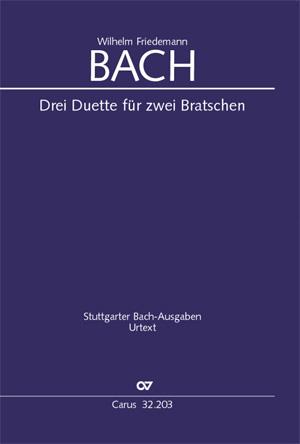 Bach, W. F.: Drei Duette fuer zwei Bratschen