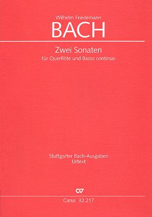 W.F. Bach: Flötensonaten in e-moll und F-Dur (Partituur)