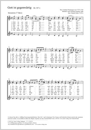 Feller: Gott ist gegenwärtig