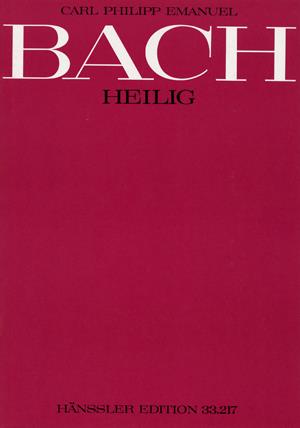 C.P.E. Bach: Heilig (Partituur)