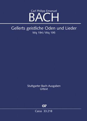 C.P.E. Bach: Geistliche Oden und Lieder (Gellert)