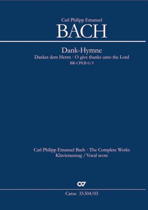 Bach: Dank-Hymne der Freundschaft (BR-CPEB Gs 9)