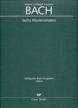 J. C. F. Bach: Sechs Sonaten (Partituur)