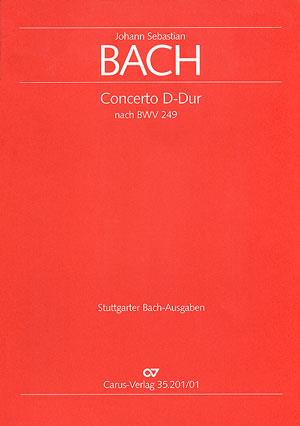 Bach: Concerto in D (Partituur)