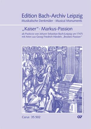 Kaiser: Markus-Passion (Partituur)