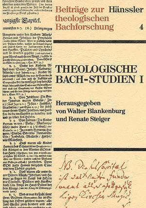 Theologische Bach-Studien 1