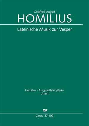 Homilius: Lateinische Musik zur Vesper. Werkausgabe