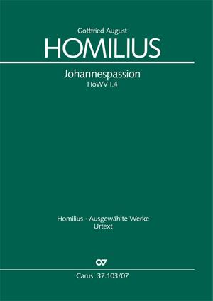 Homilius: Johannes-Passion(HoWV I.4)