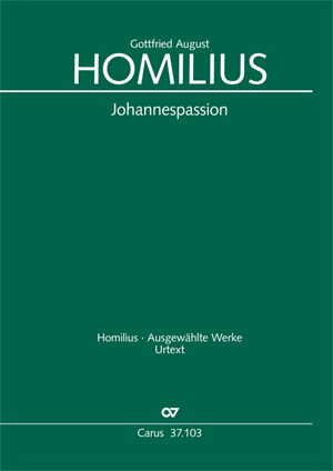 Homilius: Johannes-Passion(HoWV I.4)