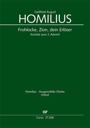 Homilius: Frohlocke, Zion, dein Erlöser (HoWV II.5)