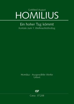 Homilius: Ein hoher Tag kömmt (HoWV II.9)
