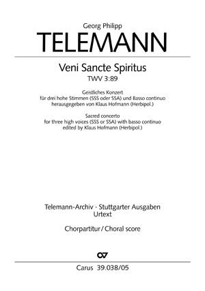 Telemann: Veni Sancte Spiritus (TVWV 3:89)