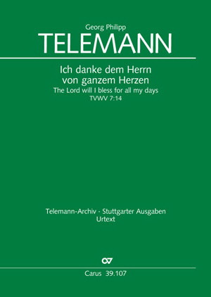 Telemann: Ich danke dem Herrn vom ganzen Herzen (TVWV 7:14)