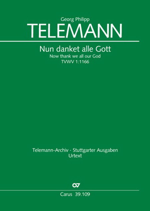 Telemann: Nun danket alle Gott (TVWV 1:1166) (SATB)