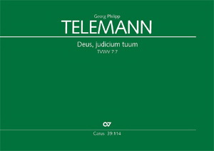 Telemann: Deus, judicium tuum (TVWV 7:7) (SATB)