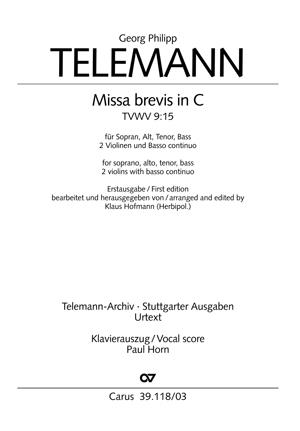 Telemann: Missa brevis (TVWV 9:15)