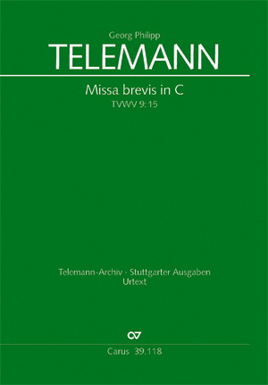 Telemann: Missa brevis (TVWV 9:15) (SATB)