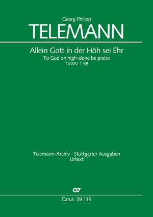 Telemann: Allein Gott in der Höh sei Ehr (Viool 1)