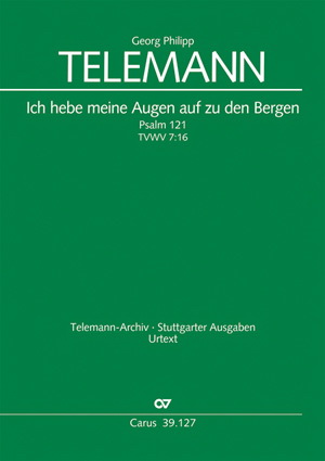 Telemann: Ich hebe meine Augen auf zu den Bergen (TVWV 7:16)(SATB)