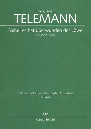 Telemann: Siehe! es hat überwunden der Löwe (TVWV 1:1328) (SATB)