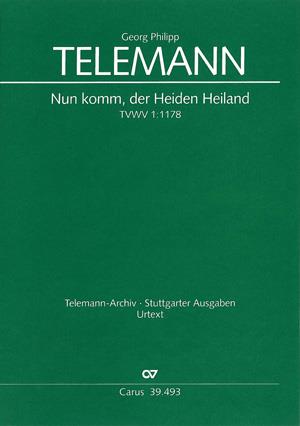 Telemann: Nun komm, der Heiden Heiland (Partituur)