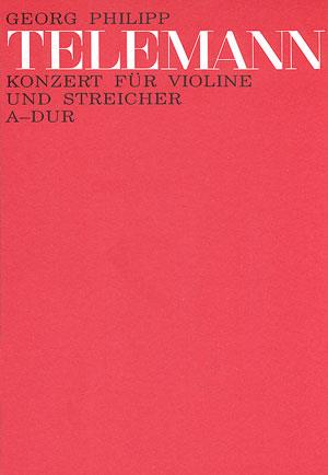 Konzert in A for Violine und Streicher