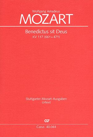 Mozart: Benedictus sit Deus Pater KV 117 (Partituur)