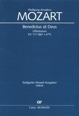 Mozart: Benedictus sit Deus Pater KV 117 (Vocal Score)