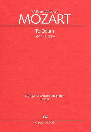 Mozart: Te Deum KV 141 (Vocal Score)