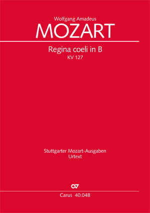 Mozart: Regina coeli in B KV 127 (Koorpartituur)
