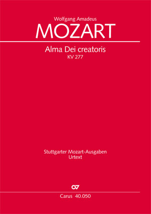 Mozart: Alma Dei creatoris KV 277 [272a] (Vocal Score)