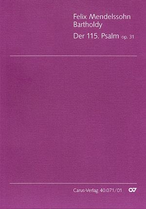 Mendelssohn: Der 115. Psalm MWV A 9 (Partituur)