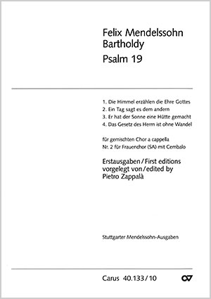 Mendelssohn: Psalm 19 Die Himmel erzählen
